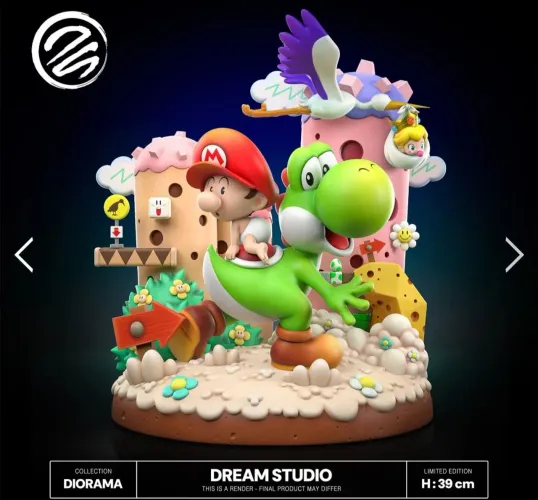 Diorama Yoshi Island Dream Studio Super Mario