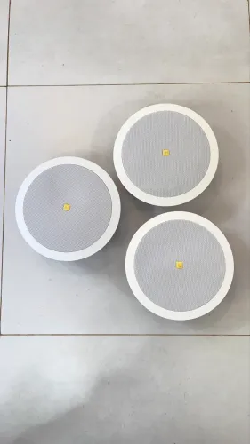 Trio de Caixa de Som Arandela de Embutir Redonda Jbl
