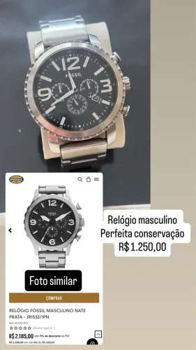 Relógio masculino fóssil