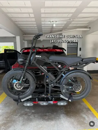 Suporte Bicicleta Eletrica no Engate - Transbike Curitiba Pronta Entrega