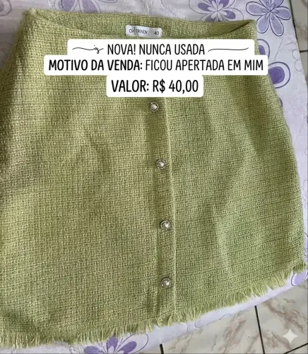 Saia nova nunca usada