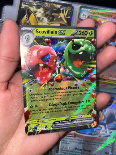 Carta Scovillain Ex, 022/162 Rara Dupla.