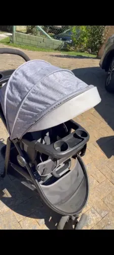 Carrinho Graco Cinza 3 Rodas