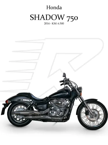 HONDA SHADOW 750 - com 6.500 km rodados 