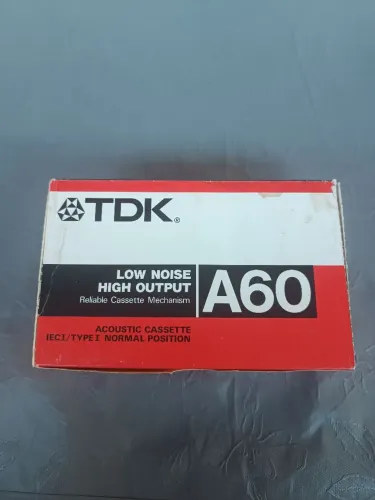 Fita k7 tdk A-60 min cx 10 fitas virgens