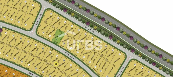 Ágio de lote no Condomínio Jardins Zurique 447,43 m² em condomínio fechado de alto padrão