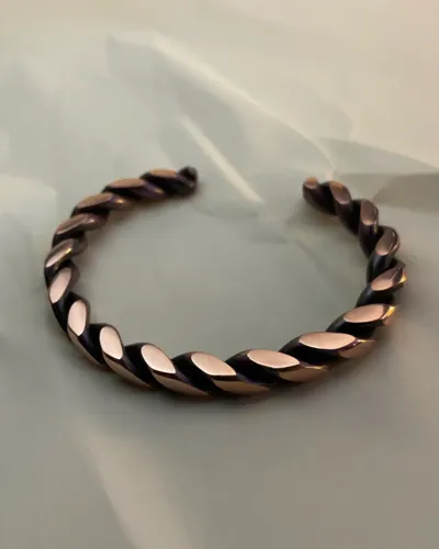 Pulseira de cobre Trançada