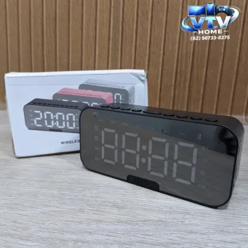 Relógio Digital Cabeceira Com Alarme + Entrega Inclusa 
