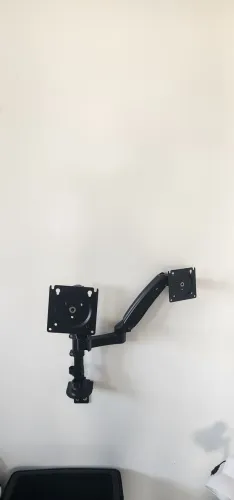 Porta monitor duplo preto