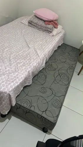 Cama box solteiro conjugada