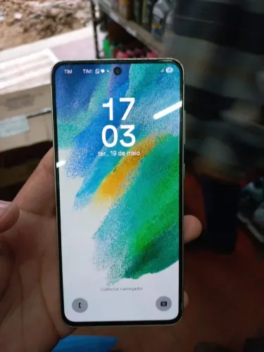 Samsung s21 fe 5G 128gb com caixa e nota troco por outro celular 