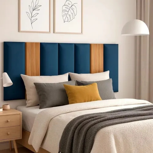 Cabeceira de Cama + Painel Ripado