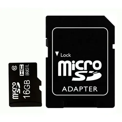 Cartão de Memória MicroSD 16GB Classe 10 Goldentec MC110GT com Adaptador SD Frete Grátis