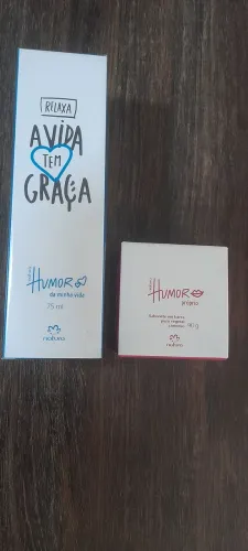 Kit natura humor feminino perfume 75 ml sabonete 90 g