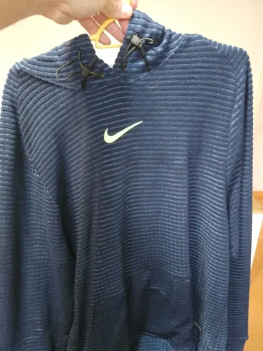 Blusa Nike Therma-FIT ADV azul com capuz M - pouco usada