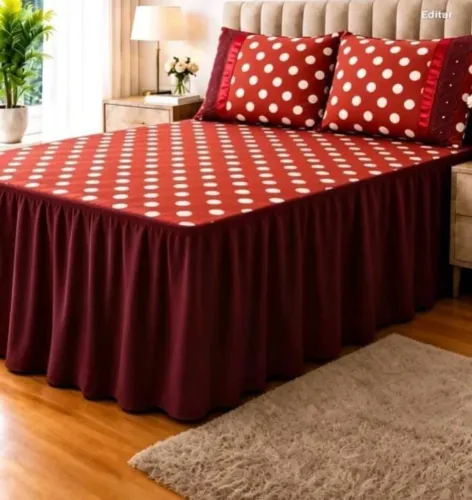 Colchas com babado de luxo