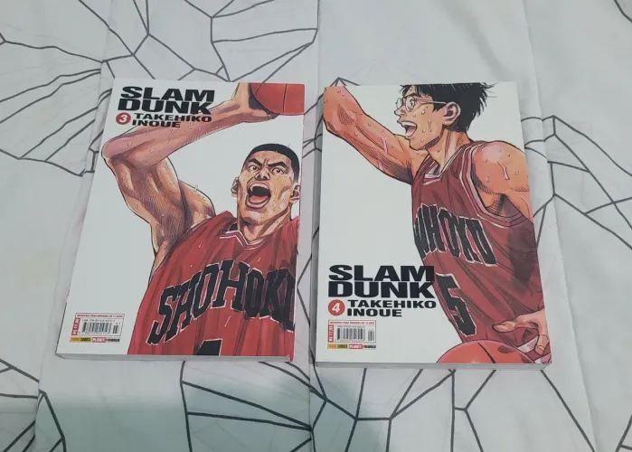 Mangá Slam Dunk Panini 3 e 4