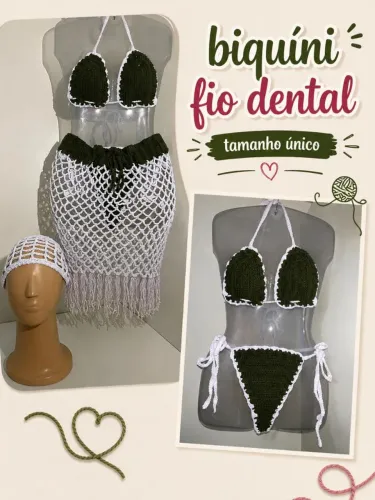 Roupas de crochê a moda praia