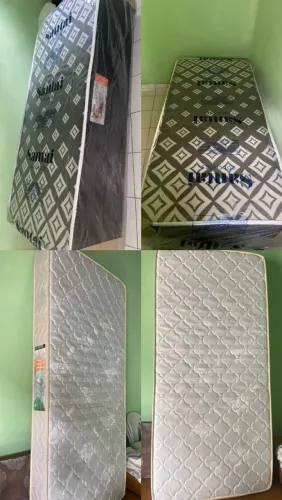 Cama de solteiro com colchão