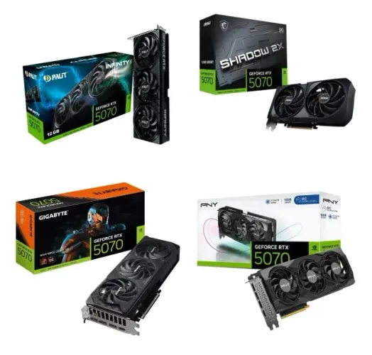 Placas de vídeo Nvidia RTX 5070 OC (Novas com garantia) Ac Trocar placa menor valor