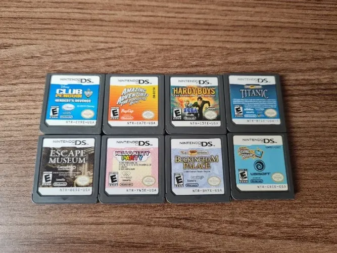 Pacote de 8 Jogos Nintendo DS
