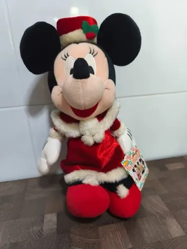 Pelucia Natalina Minnie Disney Mamãe Noel - para enfeites Natal