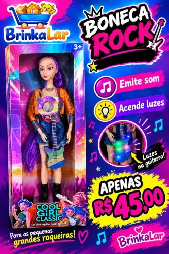 Boneca K Pop toca Música