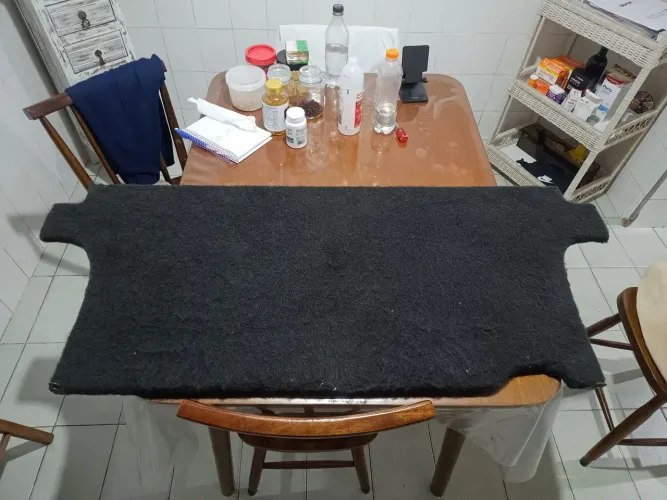 Forro tanque combustível Chevette 