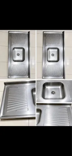 Pia de inox 120 por 55