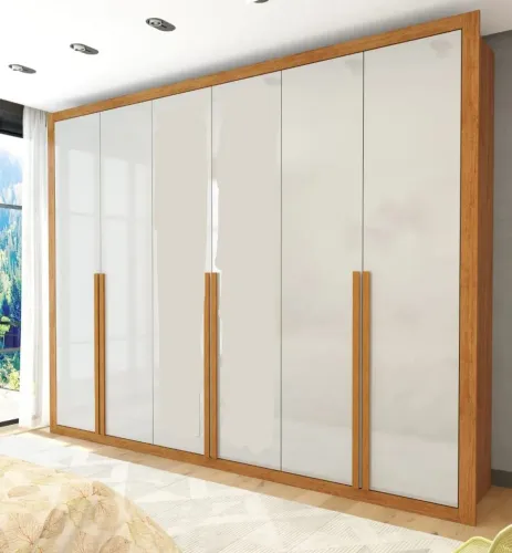 Guarda roupa casal carioca 6 gavetas