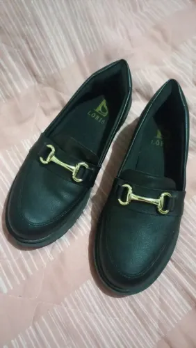 MOCASSIM FEMININO PRETO TAM.37