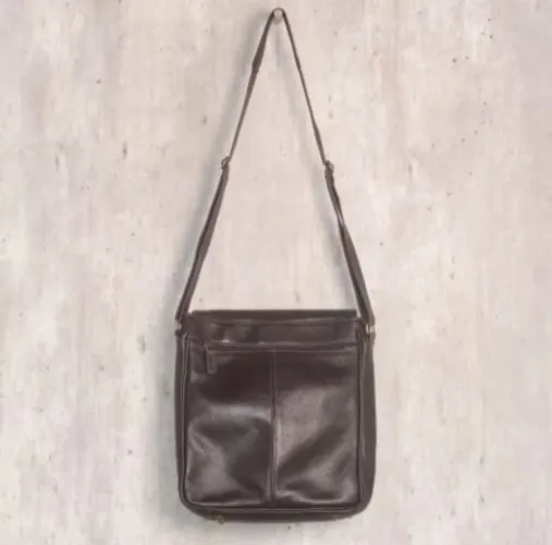 bolsa carteiro couro natural perfeita para o dia a dia