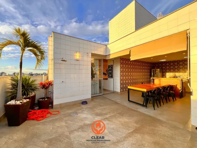Cobertura Duplex à Venda no Bairro Castelo BH | 176m², 3 Quartos, Elevador, Piscina e 3 Va