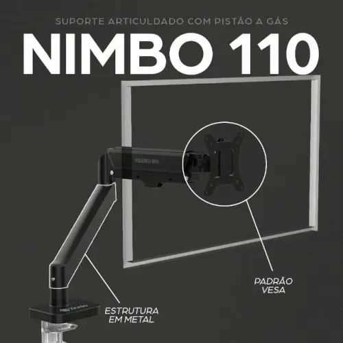 Suporte Monitor 13 a 32 Pistão a Gás - Nimbo 110