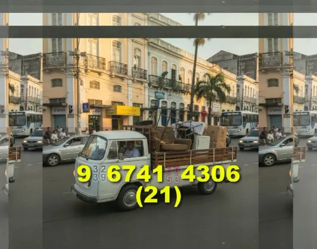 Frete disponível! Mudança, transporte & carreto a preço justo e rápido!