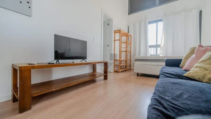 Apartamento 1 Dormitório Mobiliado no Bairro Parque Una Aluguel + Condomínio
