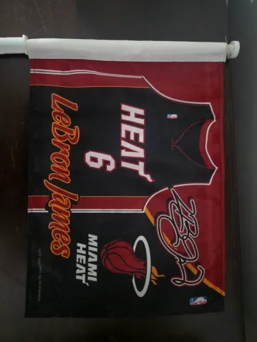 Bandeira car flag Miami Heat LeBron James