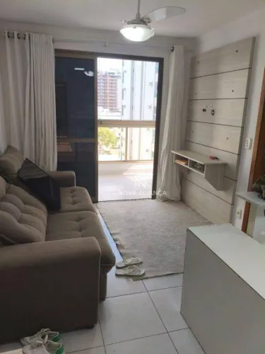 Apartamento com 1 quarto para alugar, 44 m² - Praia de Itaparica - Vila Velha/ES