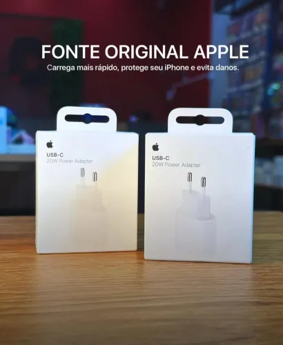 Fonte Original Apple 20w Lacrado iPhone 