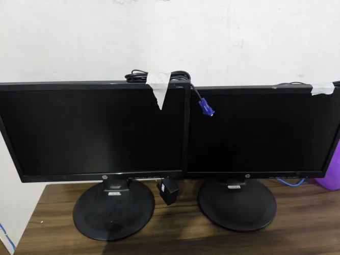2 Monitor Hp V Series Slim V198bz 18,5 Led