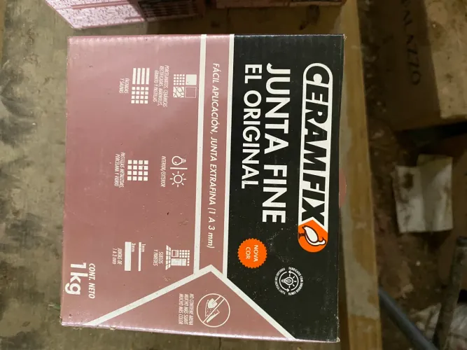 Rejunte junta fine