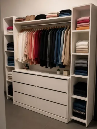 CLOSET CM 6GAVETAS 2 TORRE MDF NOVO