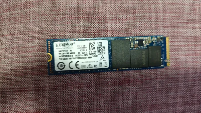 SSD Kingston 512GB M.2 NVMe PCIe 3.0 - Perfeito Estado