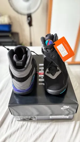 Tênis Air Jordan 8 Aqua 