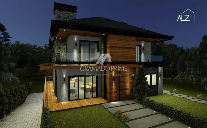 CASA NOVA EM CONDOMÍNIO DE GRAMADO