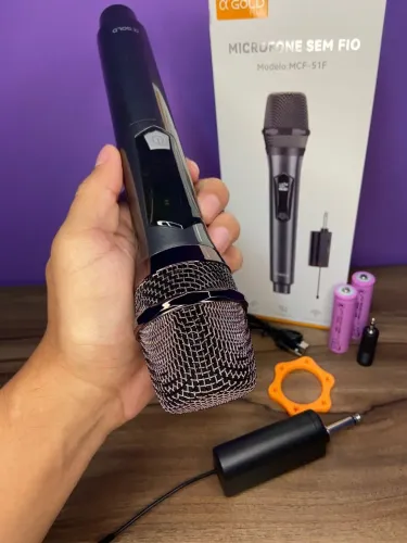 Microfone sem Fio SL - MCF-51F A?Gold Plus
