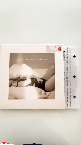 Vinil Taylor Swift - The Tortured Poets Department (TTPD) Edição Target LP Transparente