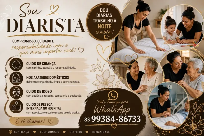 Prestação de serviços domésticos 