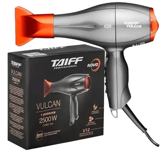 Secador cabelo taiff diamante vulcân 2500w 220w