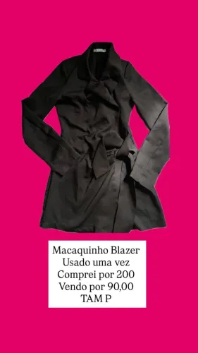 Macaquinho blazer 